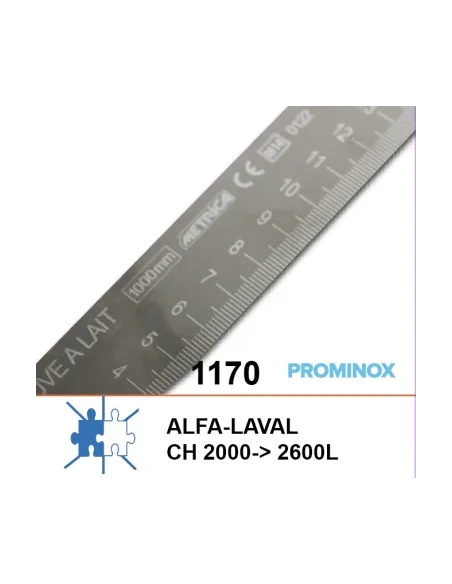 Regla de medición para tanques Alfa-Laval CH 2000-2600L