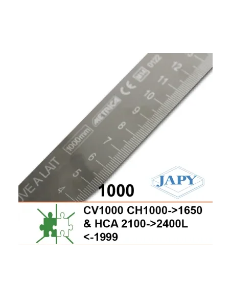 Regla de medición "1000" para tanques CV1000L/CH1100,1650/HCA2100,2400-1999