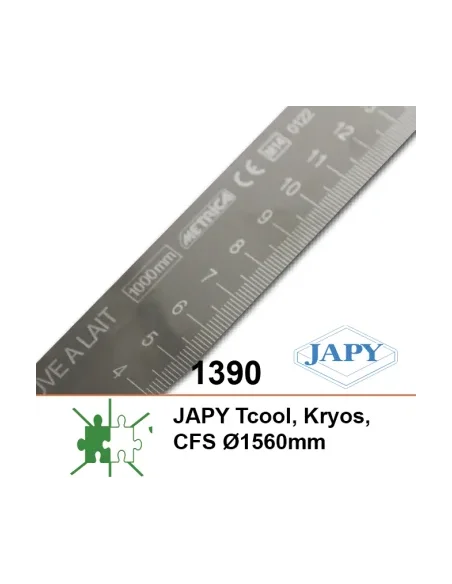 Regla de medición "1390" para tanques Japy TCool/Kryos/CFS Ø 1560mm