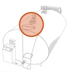 Regla de medición para cubas Milkplan IC 50L