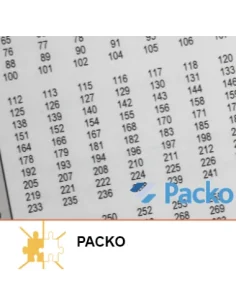 Tabla de medición para tanques Packo