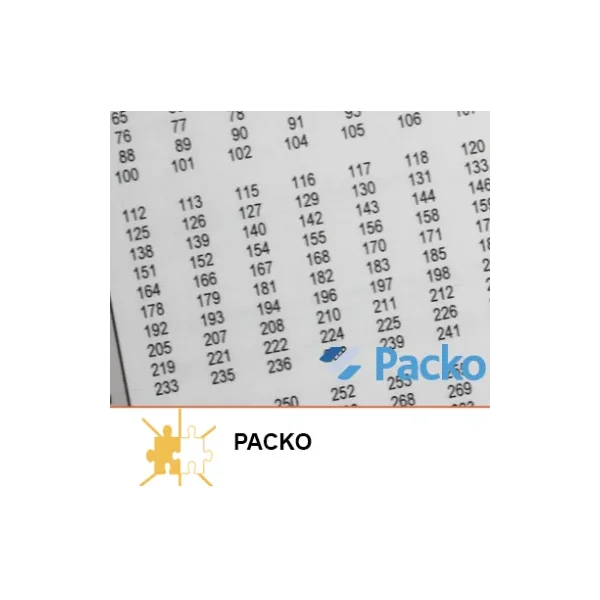 Tabla de medición para tanques Packo