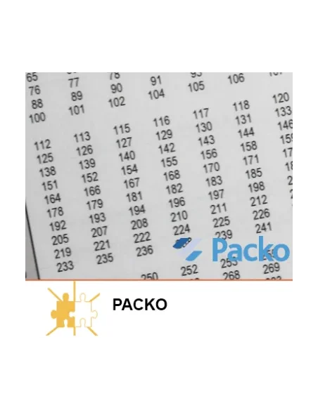 Tabla de medición para tanques Packo
