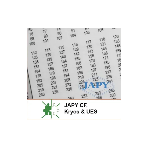 Barème de jauge Japy UE- CF-KRYOS