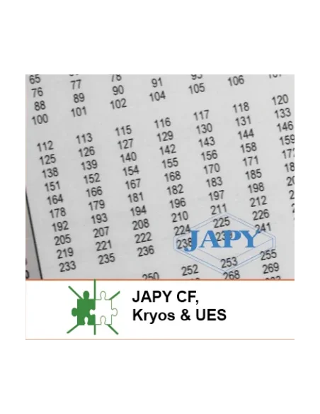 Barème de jauge Japy UE- CF-KRYOS