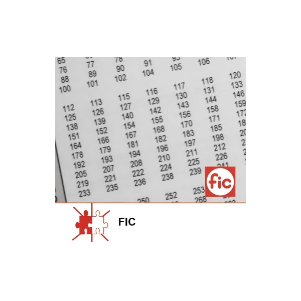 Tabla de medición para tanques Fic G1, G4, G9, G10