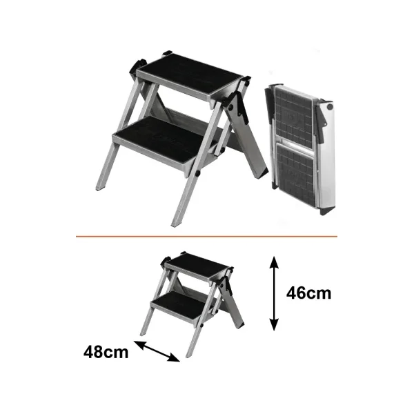Escabel antideslizante 2 marchas (h:46cm : L:48cm)