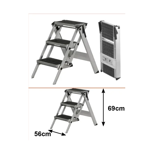 Escabel antideslizante 3 marchas (h:69cm : L:56cm)