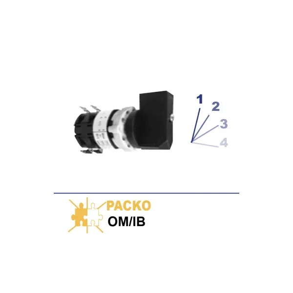 Interrupteur 4 positions Packo OM/IB