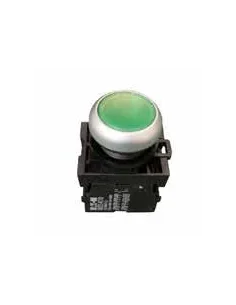 Boton pulsador luminoso verde para lavados Japy Kryos y Serap RL10