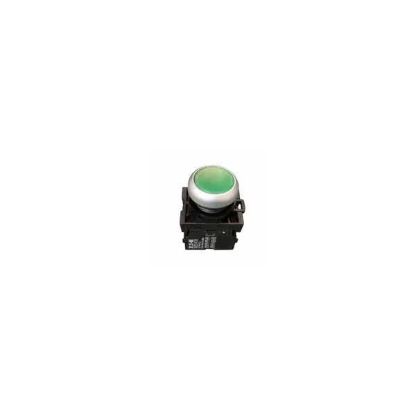 Boton pulsador luminoso verde para lavados Japy Kryos y Serap RL10