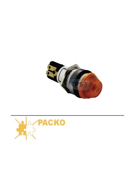 Indicador luminoso naranja 230V