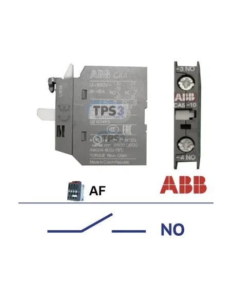 Contacto auxiliar "NO" para contactor ABB tipo AF