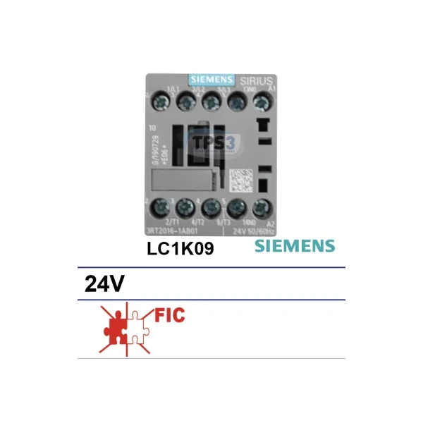 Contactor LC1K09 para bombas de lavado - tanques FIC