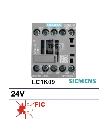 Contactor LC1K09 para bombas de lavado - tanques FIC