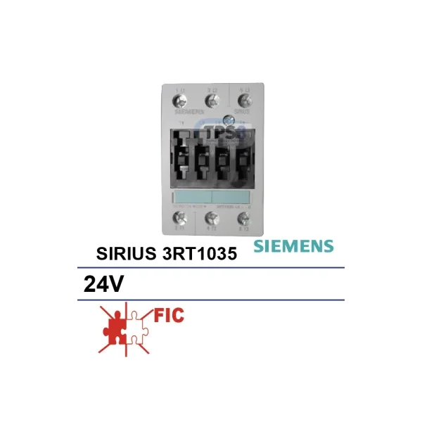 Contactor SIRIUS 3RT1035 24V para tanques FIC