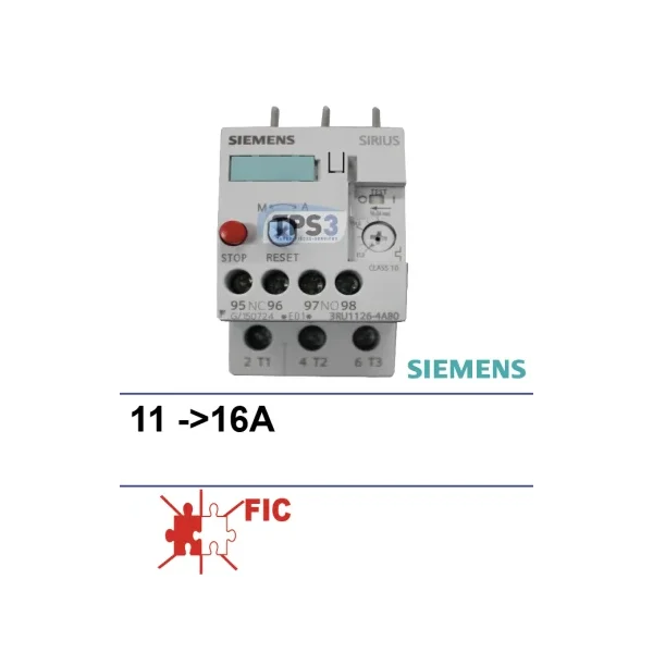 Relé térmico SIRIUS  11-16A para tanques FIC