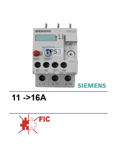 Relé térmico SIRIUS  11-16A para tanques FIC