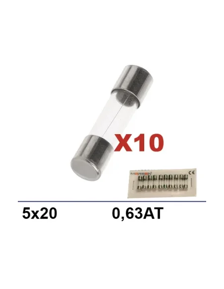 Caja de 10 fusibles 5x20 0,63A