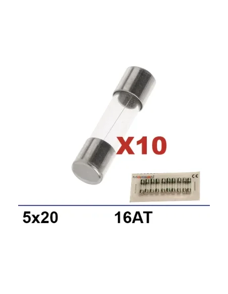 Caja de 10 fusibles 5x20 16A