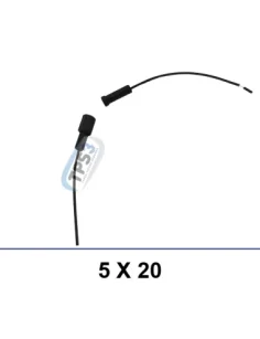 Portafusibles con 5x20 hilos