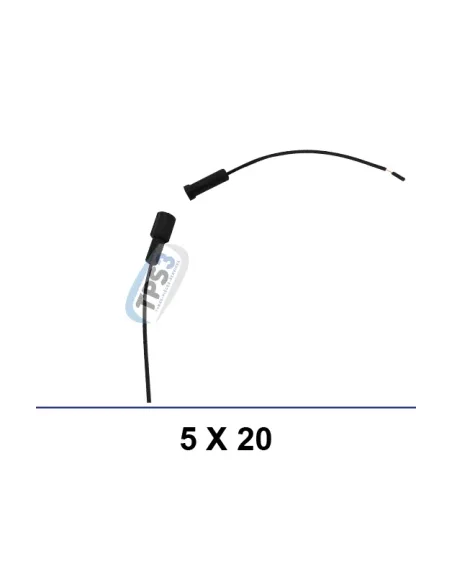 Portafusibles con 5x20 hilos