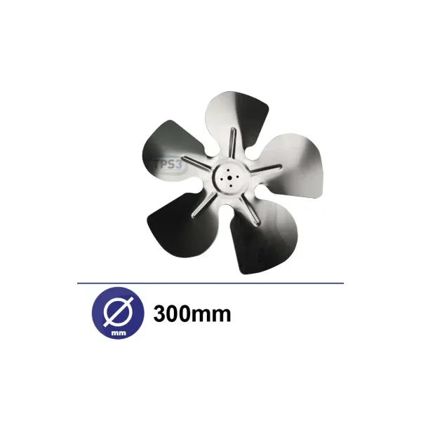 Hélice 5 palas Ø300 para motor ventilador TPS3