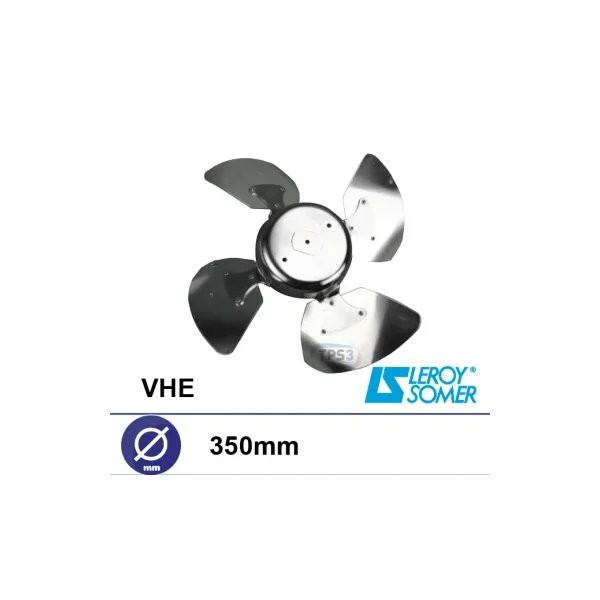 Hélice 4 palas para conjunto VHE Ø350 Leroy-Somer