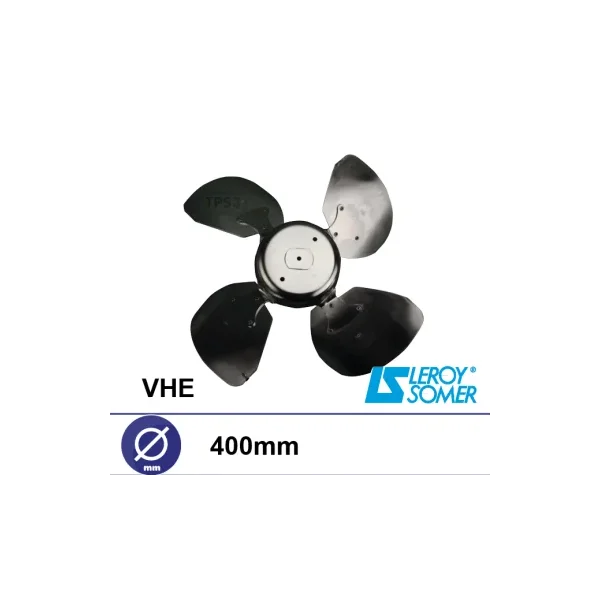 Hélice 4 palas para conjunto VHE Ø400 Leroy-Somer