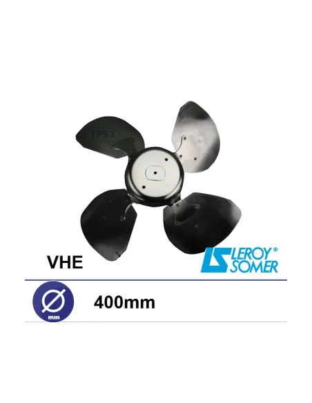 Hélice 4 palas para conjunto VHE Ø400 Leroy-Somer
