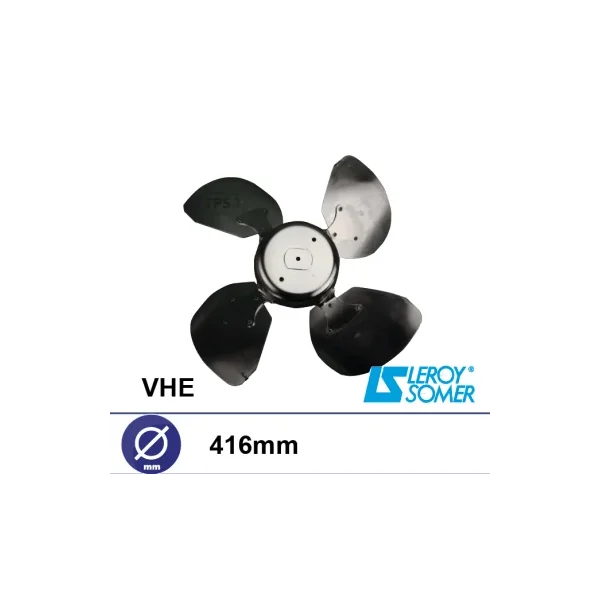 Hélice 4 palas para conjunto VHE Ø416 Leroy-Somer