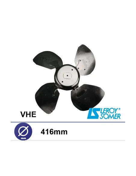 Hélice 4 palas para conjunto VHE Ø416 Leroy-Somer