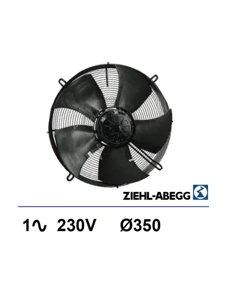 Ventilador de rejilla Ziehl-abegg 1x230V 130W Ø350mm