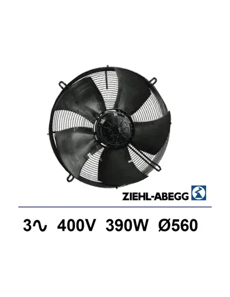 Conjunto ventilación EBMPAPAST S4D560AM0301 3~ 400V 1160W Ø560mm