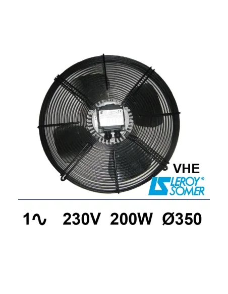 Conjunto ventilación Leroy-Somer VHE 1~ 230V 200W Ø350mm