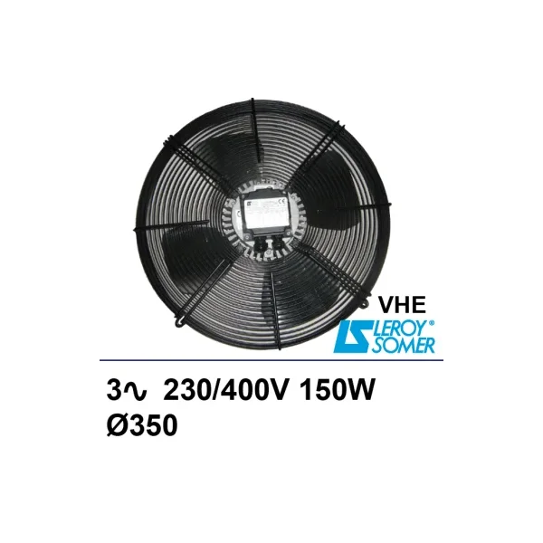 Conjunto ventilación Leroy-Somer VHE 3~ 230/400V 150W Ø350mm