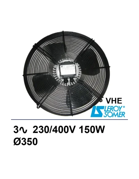 Conjunto ventilación Leroy-Somer VHE 3~ 230/400V 150W Ø350mm