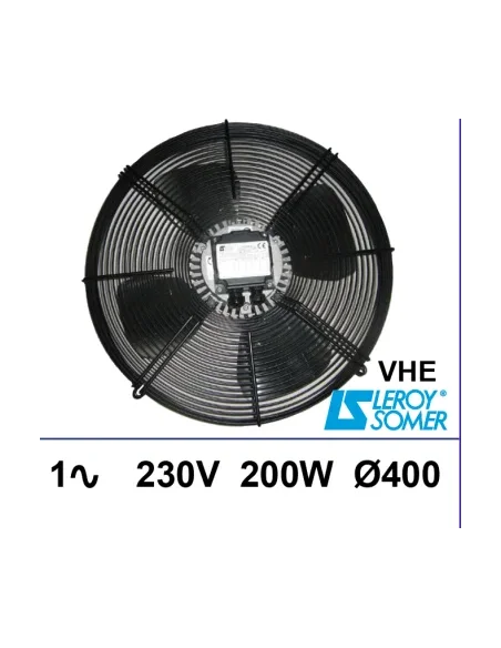 Conjunto ventilación Leroy-Somer VHE 1~ 230V 200W Ø400mm