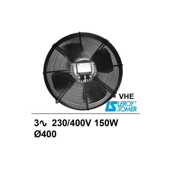 Conjunto ventilación Leroy-Somer VHE 3~ 230/400V 150W Ø400mm