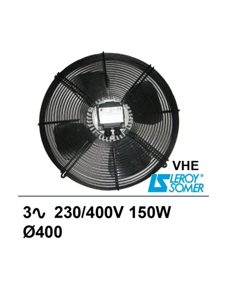 Conjunto ventilación Leroy-Somer VHE 3~ 230/400V 150W Ø400mm