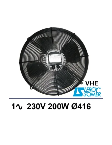Conjunto ventilación Leroy-Somer 1~ 230V 200W Ø416mm
