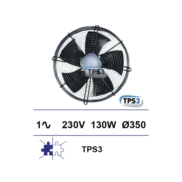 Ventilador de rejilla TPS3 1x230V 130W Ø350mm