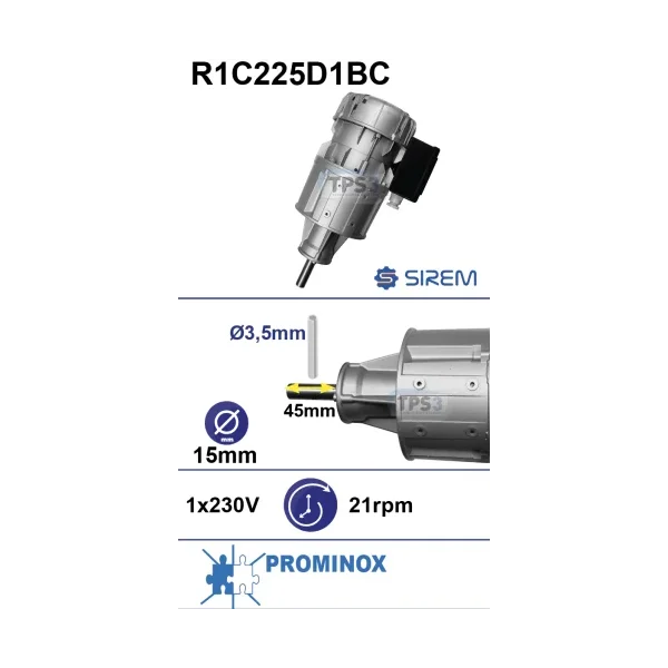 Motorreductor R1C225D1BC 21vpm 230V (Prominox)