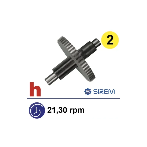 Kit de segundo tren para reductores Sirem tipos D & H 21-30/25-36vpm