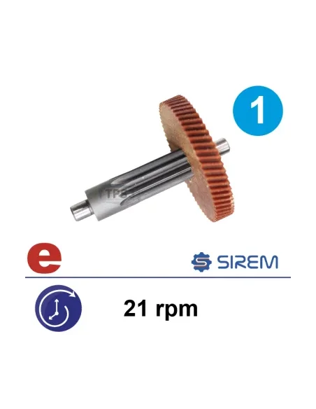Kit 1er tren para motorreductores Sirem tipos D & H 21vpm