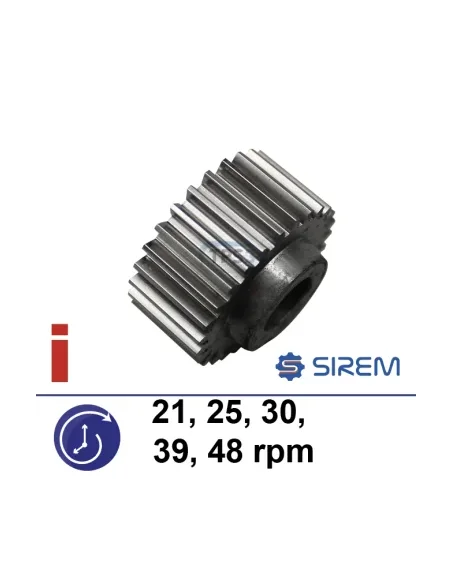 Rueda de salida para motorreductores Sirem tipo H & D
