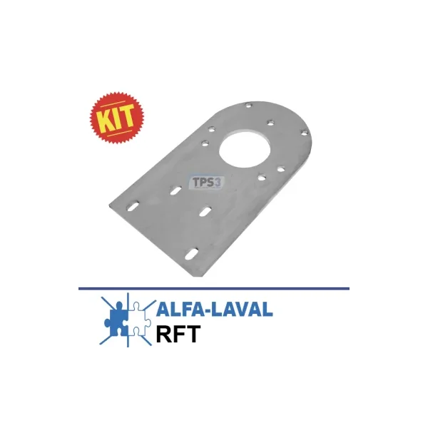 Placa adaptadora del motorreductor F fijación 2 y 4 a la fijación 5