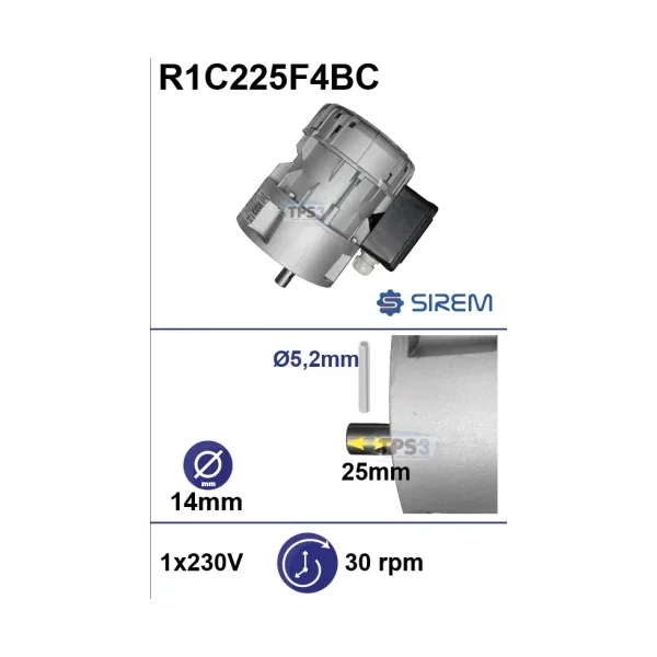 Motorreductor R1C225F4BC 30vpm 230V (Packo)