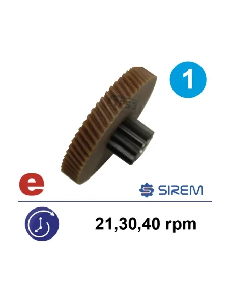 Kit 1er tren reforzado para motoreductor Sirem tipo F 21-30-32-40/25-36-38-48 v/min