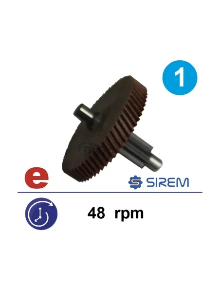 Kit 1er tren Celoron para motoreductor Sirem tipo F 48 v/min